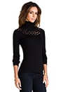 view 2 of 5 Armelle Wool Turtleneck Sweater in Noir