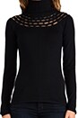 view 4 of 5 Armelle Wool Turtleneck Sweater in Noir