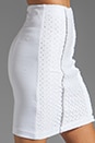 view 5 of 7 Eyelet Pencil Skirt in Blanc