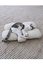 view 2 of 2 Pebble Pet Bed in White