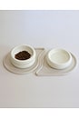 view 2 of 4 Drop Pet Food Bowl Mats Set Of 2 in Sand