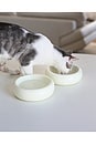 view 3 of 3 HALO PET BOWL HALO PET BOWL  in White
