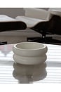 view 3 of 3 ELEVATED HALO PET BOWL ELEVATED HALO PET BOWL   in White