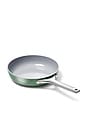 view 2 of 4 8 Inch Non-stick Ceramic Fry Pan in Sage