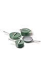 view 1 of 4 CONJUNTO DE PANELAS NON-TOXIC CERAMIC NON-STICK COOKWARE SET in Sage
