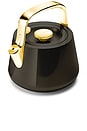 view 2 of 3 TETERA WHISTLING TEA KETTLE in Black & Gold