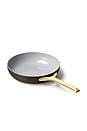view 1 of 3 10.5 Inch Non-stick Ceramic Fry Pan in Black & Gold