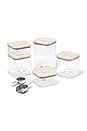 view 1 of 8 13 Piece Glass Airtight Container Set in Cream