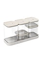 view 2 of 8 13 Piece Glass Airtight Container Set in Cream