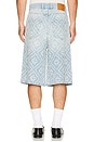 view 2 of 5 Pearl Denim Shorts in Pearl Monogram