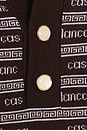view 5 of 5 Wordmark Long Sleeve Polo in Dark Brown