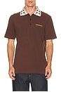 view 1 of 5 Laurel Pique Polo in Brown