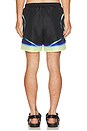 view 3 of 5 Sporchid Black Printed Swim Shorts in Sporchid Black