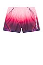 view 5 of 5 Aubergine Gradient Printed Swim Shorts in Aubergine Gradient