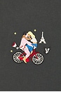 view 5 of 5 Velo Valentine Tee in Off Black