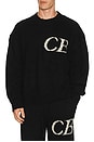 view 1 of 4 Logo Knit Sweater in Black