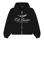 view 4 of 4 International Zipped Hoodie in Black