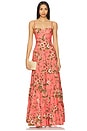 view 1 of 3 Ashton Dress in Chintz Guava