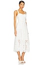 view 2 of 3 Calypso Dress in White Embroidered Eyelet