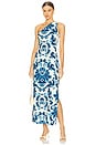 view 1 of 3 Nicky Dress in Fiore Evening Blue