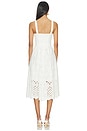 view 3 of 4 Calypso Dress in Trellis Eyelet White