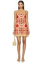 view 1 of 3 MINIVESTIDO VALENCIA in Mod Floral Brick