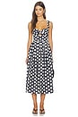 view 1 of 3 ROBE CLOVER in Celeste Dot Navy