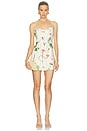 view 1 of 3 MINIVESTIDO CHERRY in Flora Trail Ivory