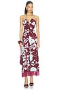 view 1 of 3 Shelter Island Maxi Dress in Botanic Maroon