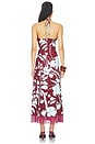 view 3 of 3 Shelter Island Maxi Dress in Botanic Maroon