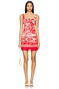 view 1 of 3 Anna Dress in Dentelle Coral