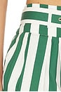 view 6 of 6 Ray Short in Green White Stripe