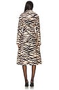 view 3 of 3 Karlie Trench in Zebra Blush