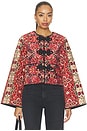 view 1 of 6 Yana Jacket in Tapestry Red