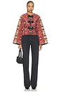 view 6 of 6 Yana Jacket in Tapestry Red