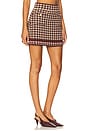 view 2 of 6 Lynne Mini Skirt in Houndstooth Multi Taupe