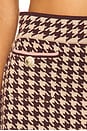view 6 of 6 Lynne Mini Skirt in Houndstooth Multi Taupe