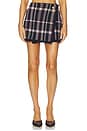 view 1 of 6 Jodi Mini Skirt in Navy Plaid