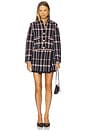 view 5 of 6 Jodi Mini Skirt in Navy Plaid