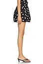 view 3 of 6 Tara Skirt in Spot Black Egret