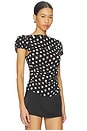 view 2 of 4 Melissa Top in Joelle Dot Black