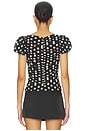 view 3 of 4 Melissa Top in Joelle Dot Black