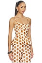 view 2 of 4 Alba Top in Celeste Spot Ginger