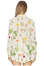 view 3 of 4 CHEMISE À MANCHES LONGUES RELAXED in Flora Trail Ivory