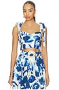 view 1 of 4 Faiza Top in Petal Sketch Navy