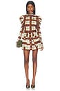 view 5 of 4 Chira Top in Painted Plaid Brown