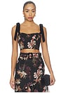 view 1 of 4 Tira Top in Elysian Flora Black