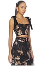 view 2 of 4 Tira Top in Elysian Flora Black