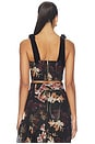 view 4 of 4 Tira Top in Elysian Flora Black