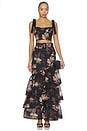 view 5 of 4 Tira Top in Elysian Flora Black